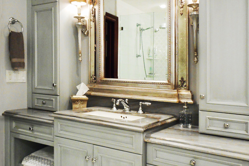 bathroom cabinetry design port jefferson long island David Williams Designs