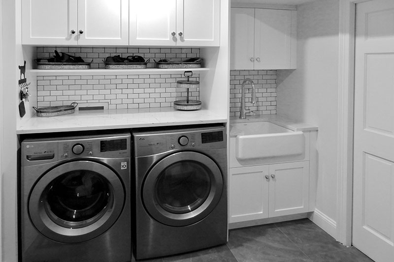 laundry cabinetry design port jefferson long island David Williams Designs