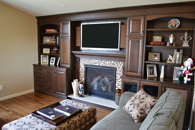 media room cabinetry design port jefferson long island David Williams Designs