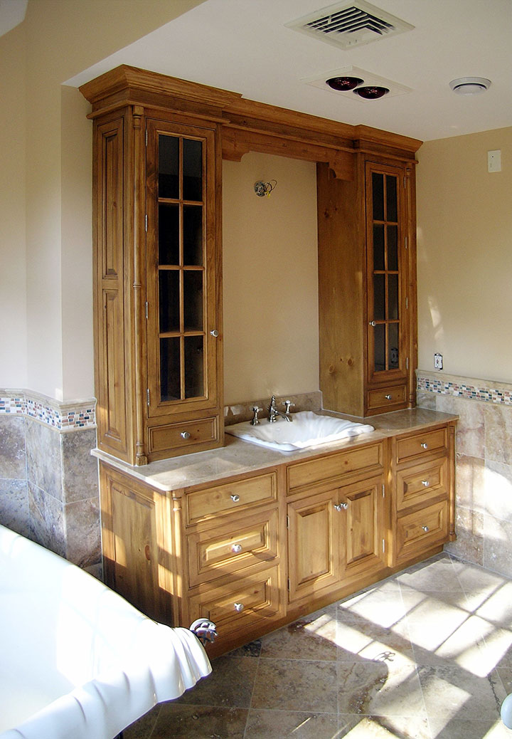 David Williams Design Custom Bathroom Cabinetry Design