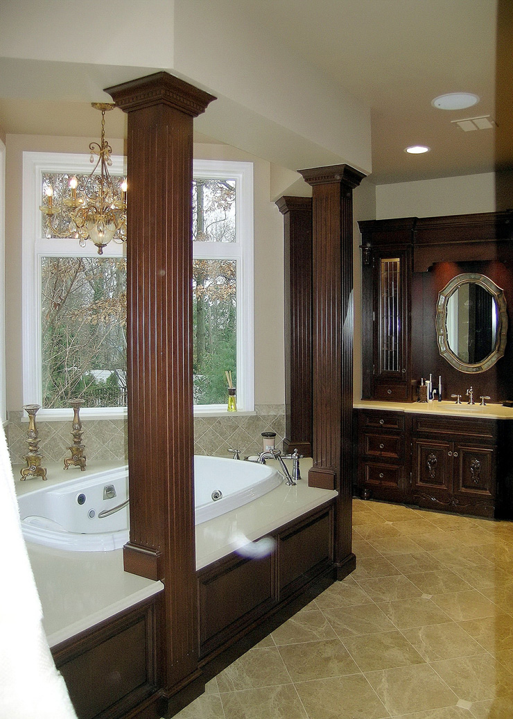 David Williams Design Custom Bathroom Cabinetry Design