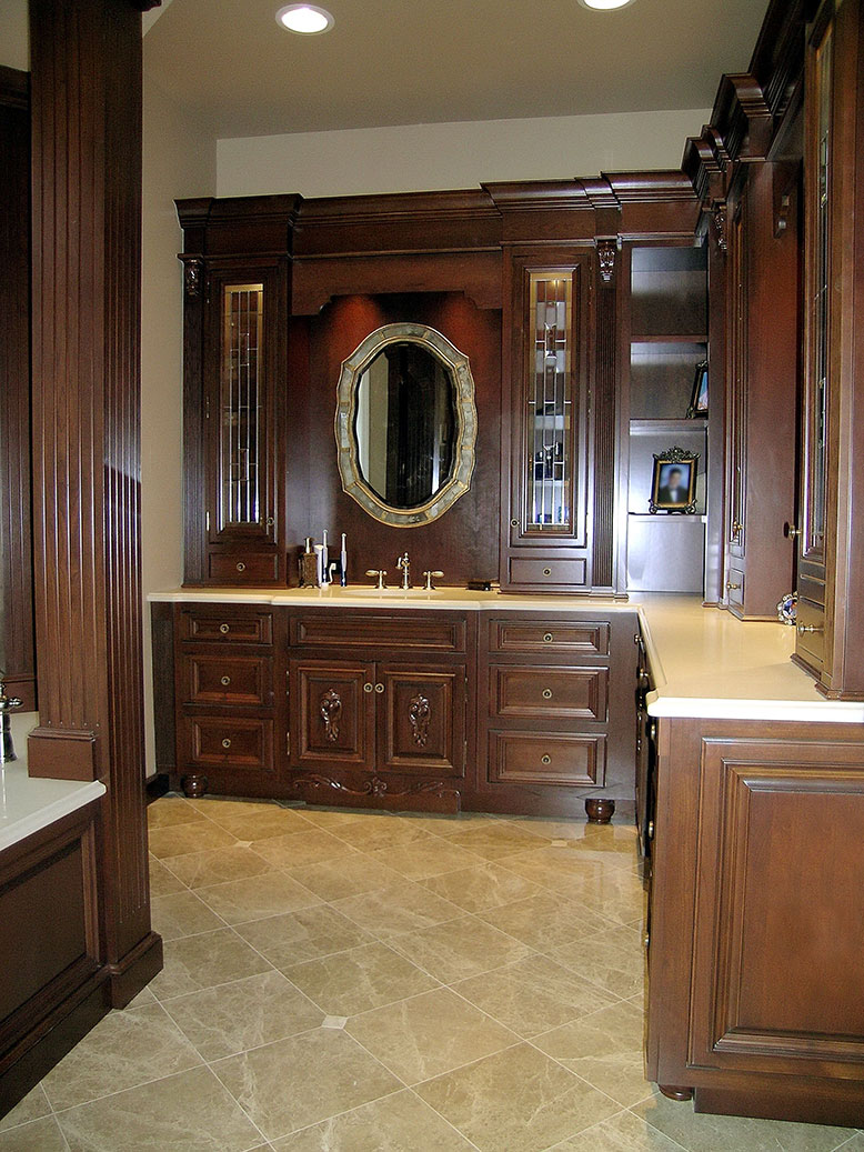 David Williams Design Custom Bathroom Cabinetry Design