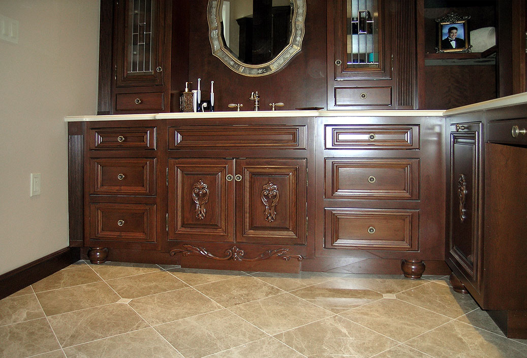 David Williams Design Custom Bathroom Cabinetry Design