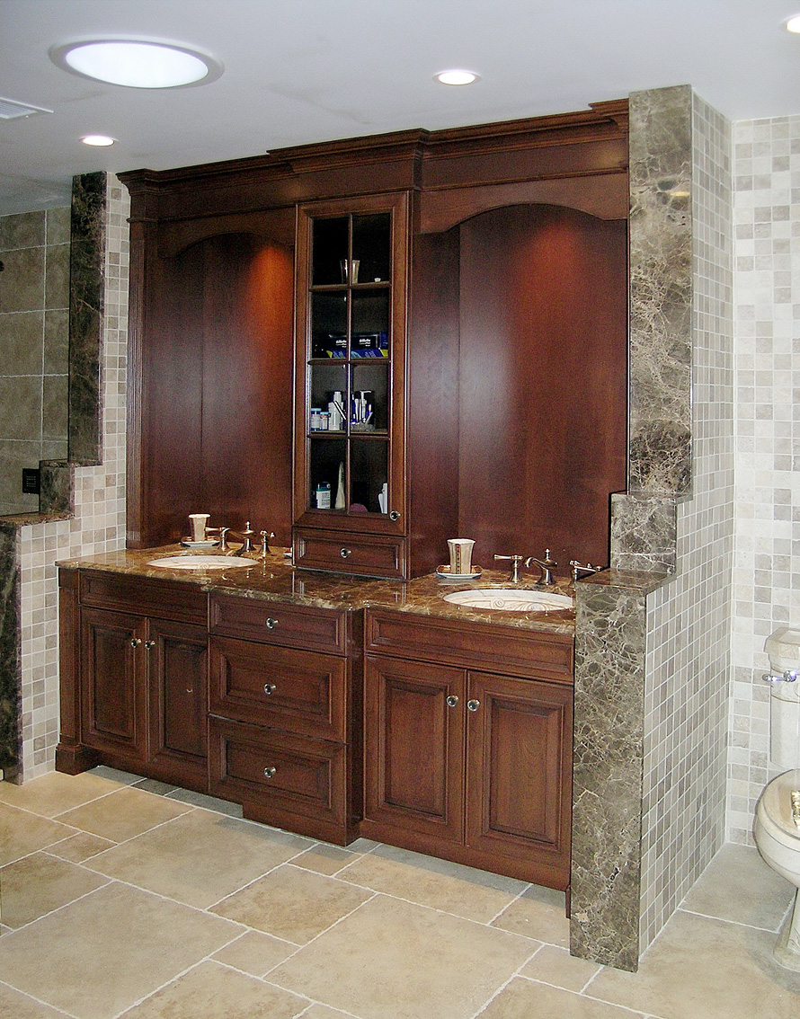 David Williams Design Custom Bathroom Cabinetry Design